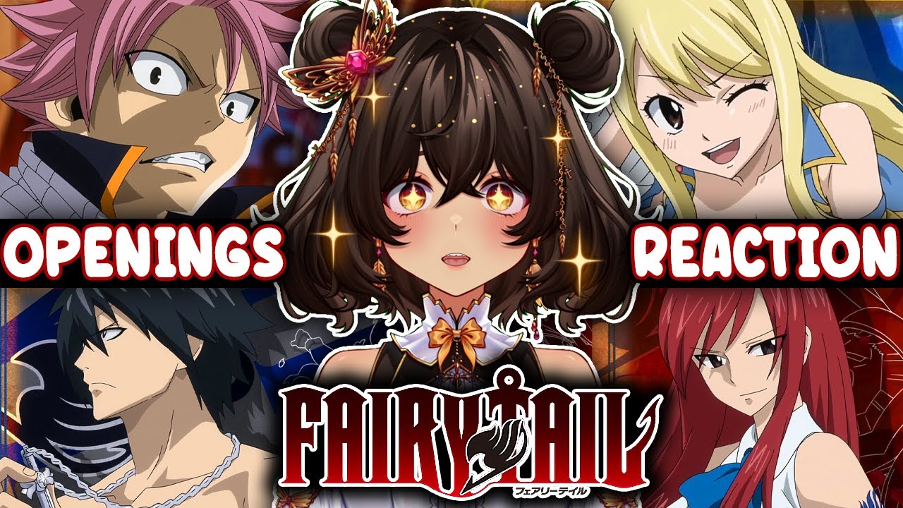 FIRST TIME REACTION to ALL FAIRY TAIL Openings (1-28) | BLIND REACTION