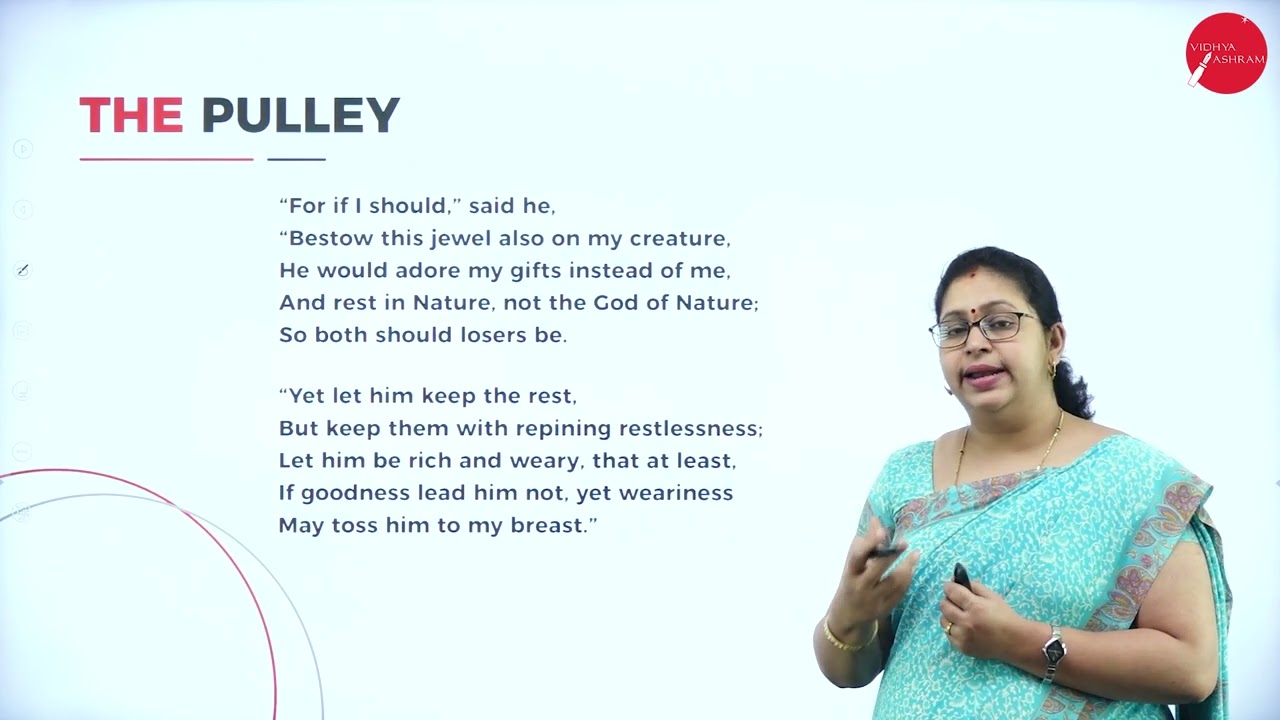 DAY 09 | ENGLISH | I SEM | B.C.A | THE PULLEY | L1
