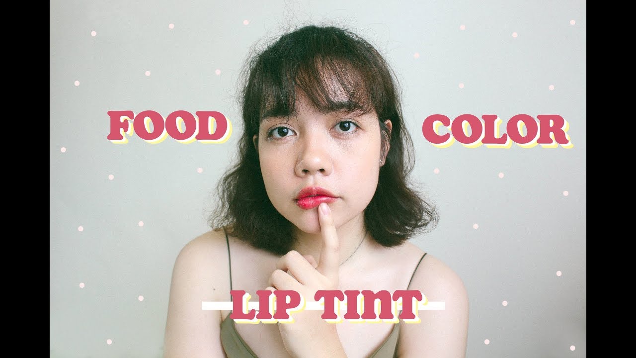 DIY Food Color Lip Tint?! (Philippines) | Ina Louise