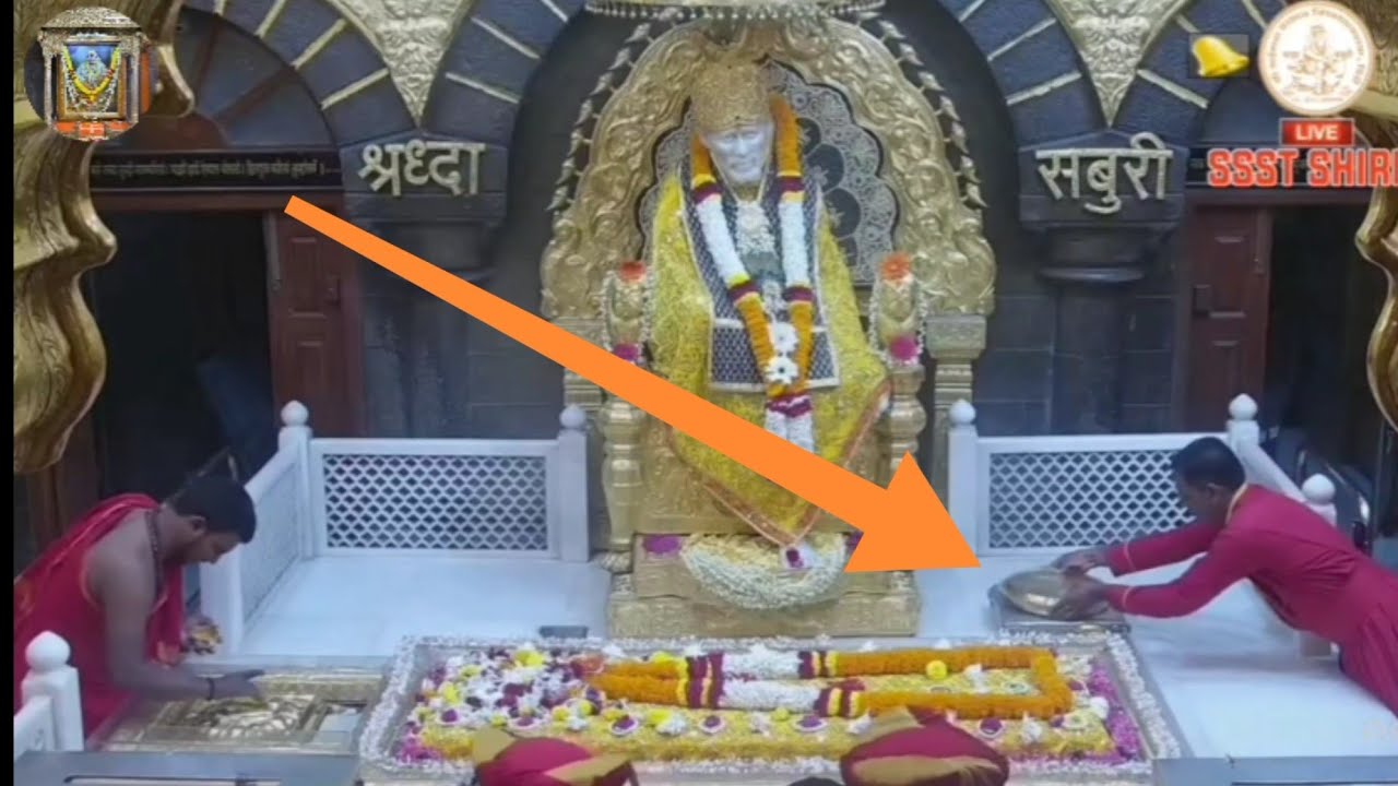 Don't Miss the Saibaba Miracle Aarti 😍 | Sai Ram Aarti 💛 | Sai Baba Aarti | Shirdi Live 🔴