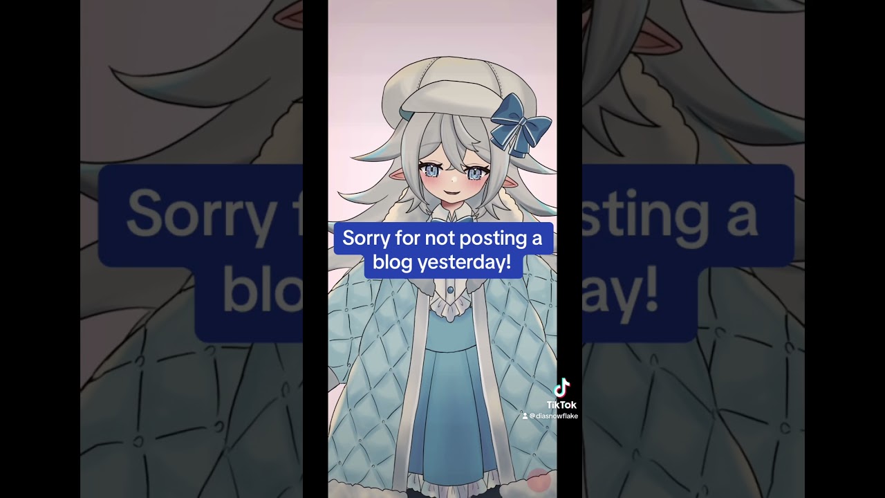 Sorry for not posting a blog yesterday! | 17.7.24 | #shorts #envtuber #vtuber