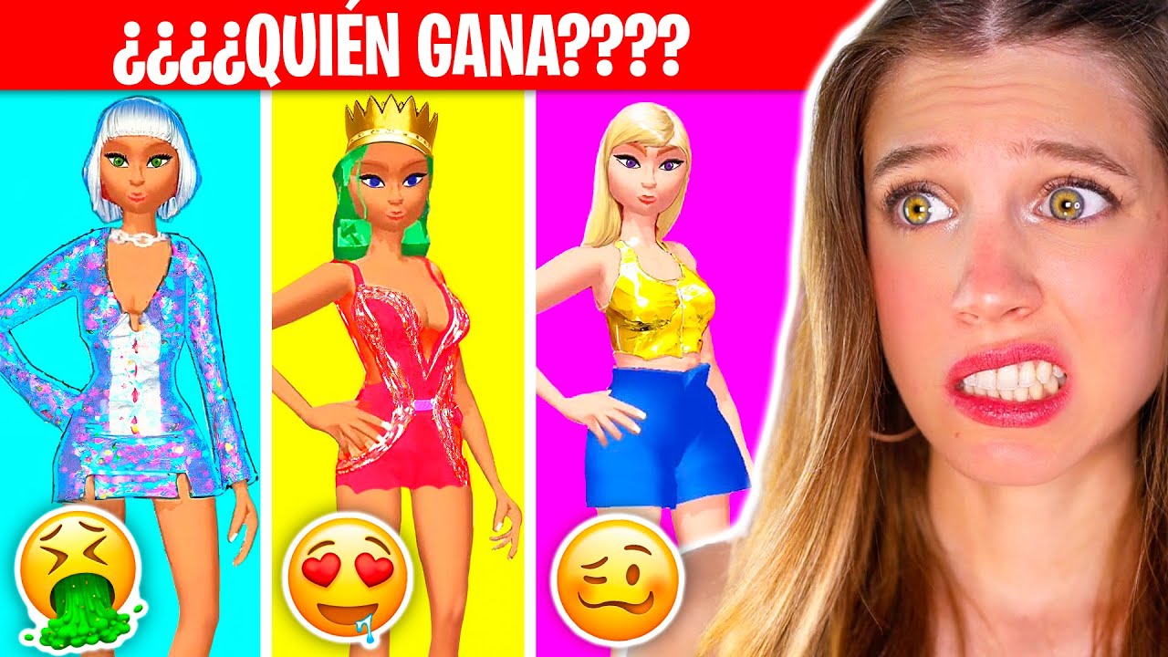 COMPETICIÓN DE OUTFITS DIFÍCIL!! 👗 Noob vs Pro vs Hack en Build a Queen 👑