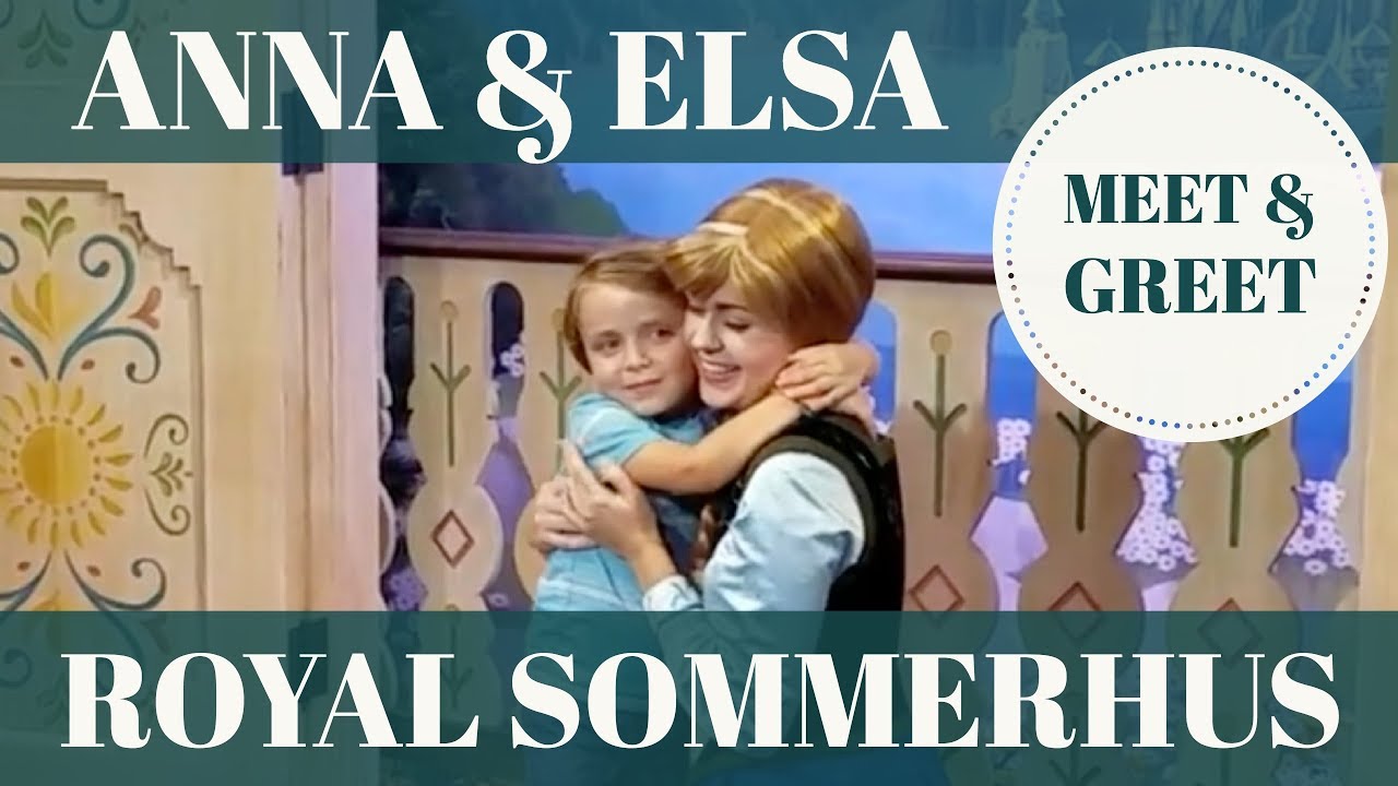 Anna and Elsa meet and greet at Disney's Epcot