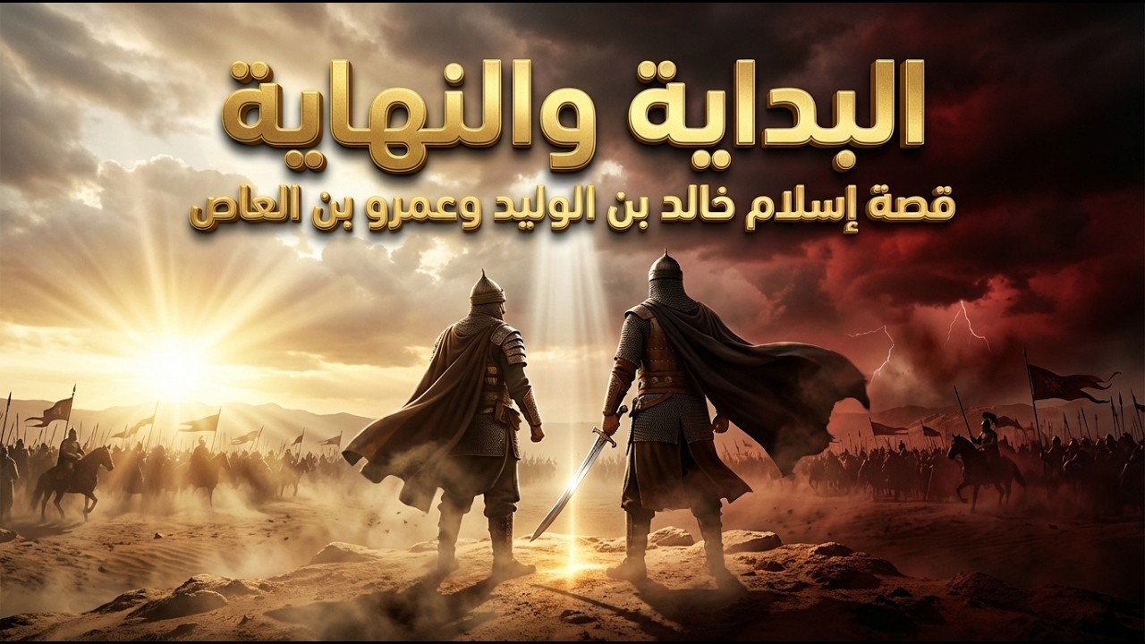 رحلة العمالقة الثلاثة إلى المدينة: خالد وعمرو وعثمان بن طلحة | البداية والنهاية (حـ 36)