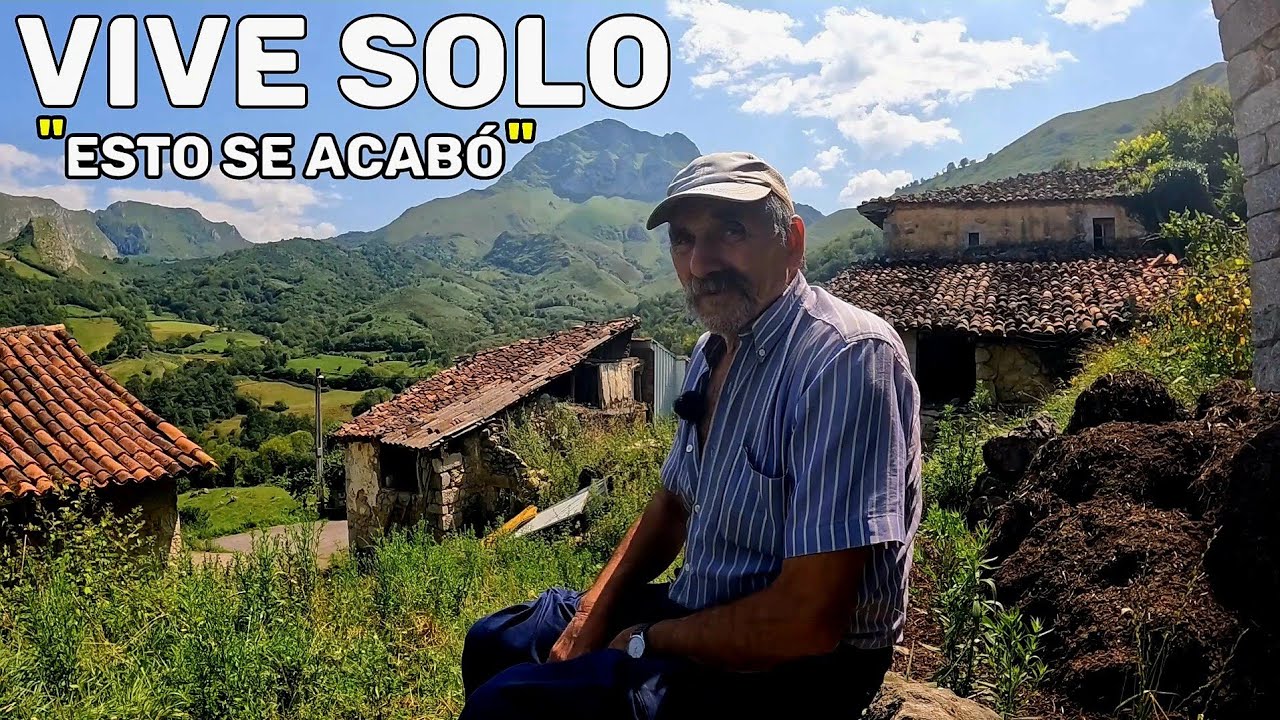 La dura vida de un anciano solitario en un pueblo de montaña lejos de la civilización