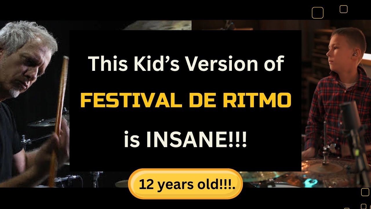 The Future of Drumming is Here. 12 -Year-Old Covers Dave Weckl! Festival De Ritmo.