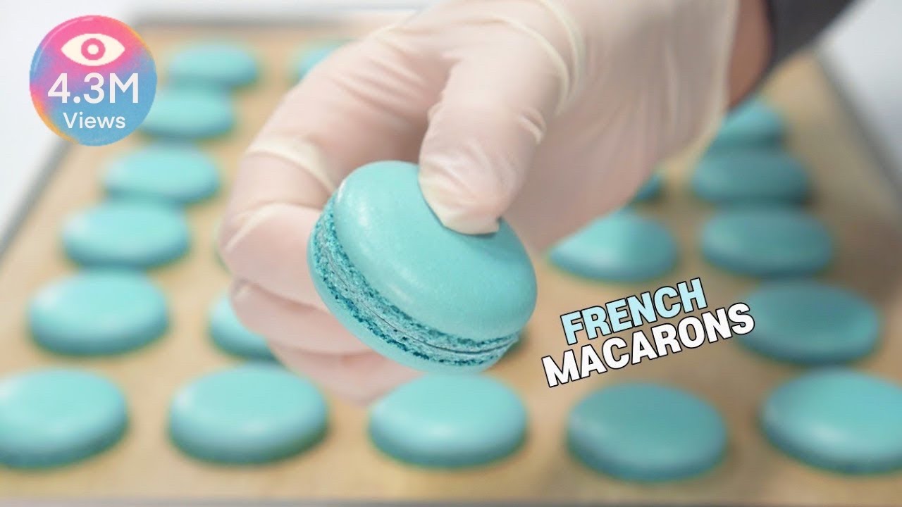 How to make Perfect French Macaron Shells (Hand Mixer) 완벽한 프렌치 마카롱 꼬끄 만드는 법ㅣSUGAR BEAN