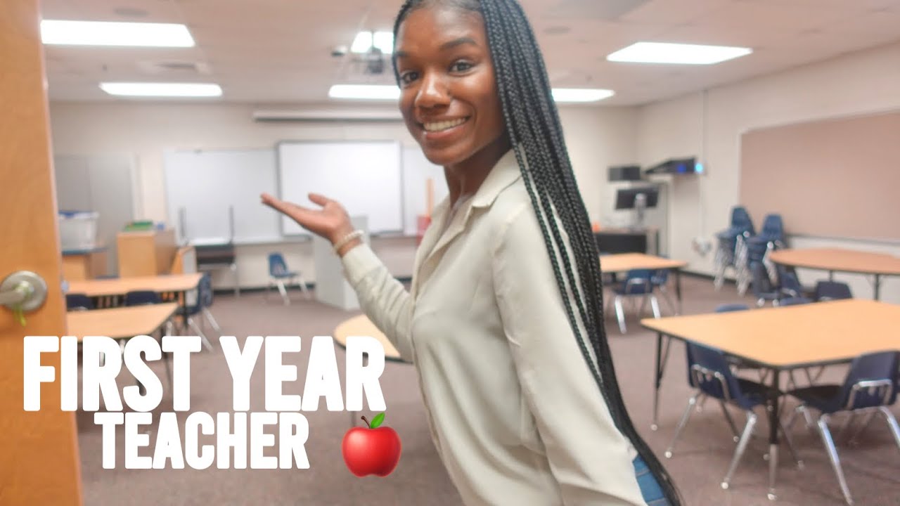 CLASSROOM SETUP DAY ONE | Getting Into My First Classroom!!!