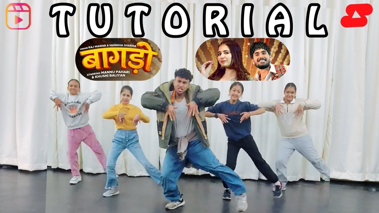 Bagdo Song Trending Dance Steps Tutorial Step by Step | Bagdo Song Dance Choreography Tutorial