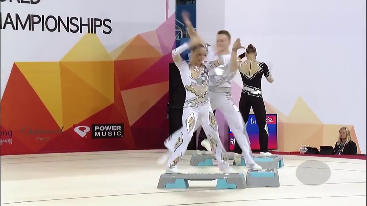 Чемпионат мира по спортивной аробике 2016. Степ