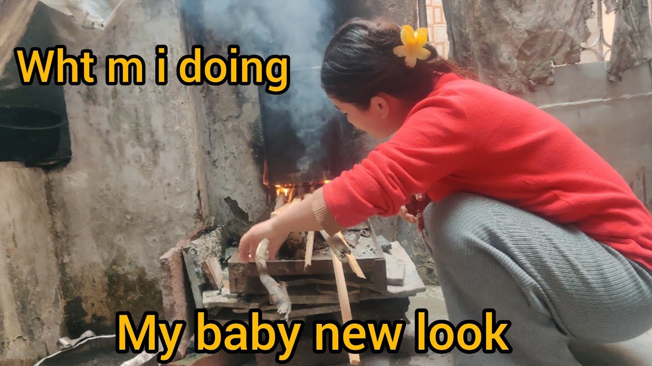 my baby new look||wht I doing ||Tibetan Vlogger||Ngawang bawa