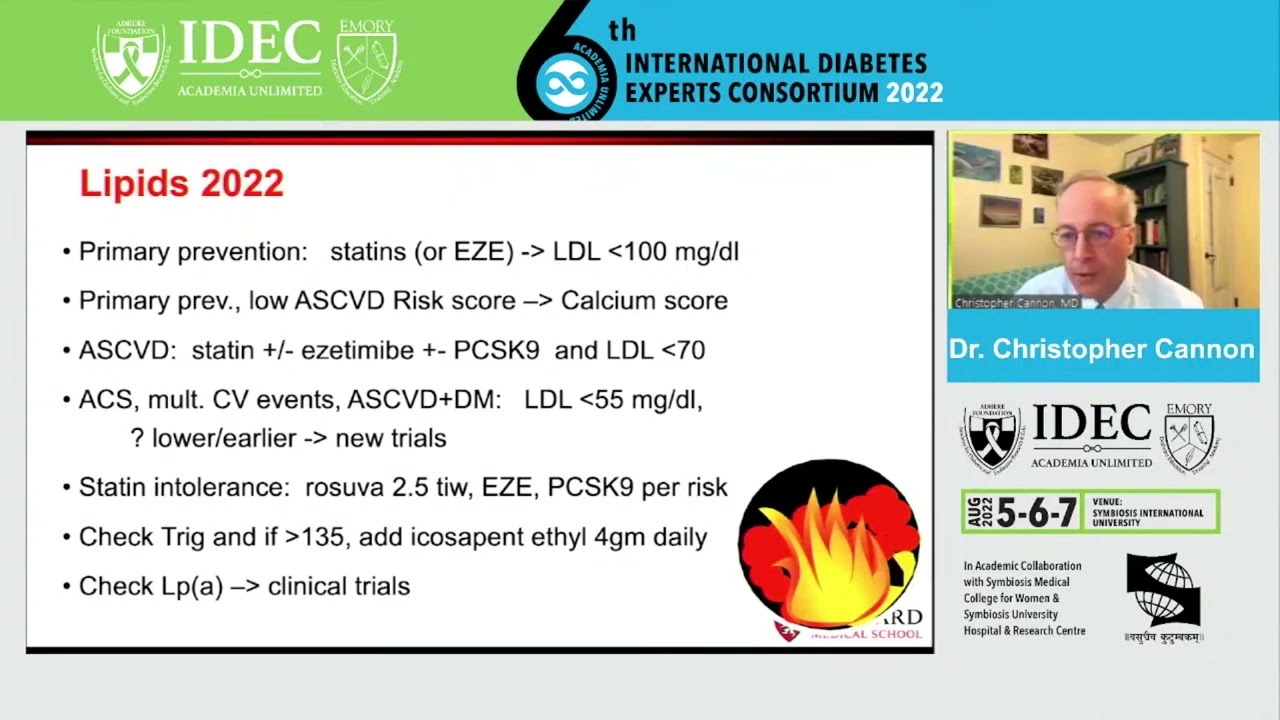 Christopher Cannon:  Diabetes and Cardiovascular Disease.