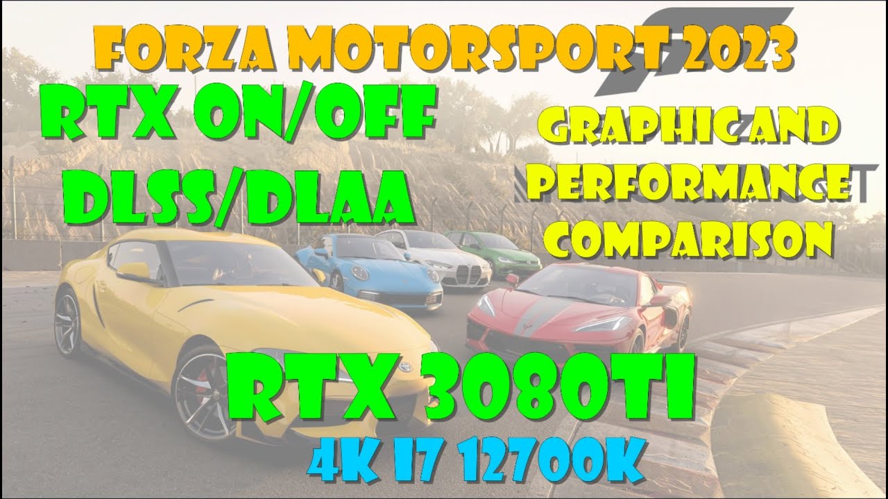 Forza Motorsport 2023 Performance and Graphic and Performance comparison! 4K RTX 3080Ti