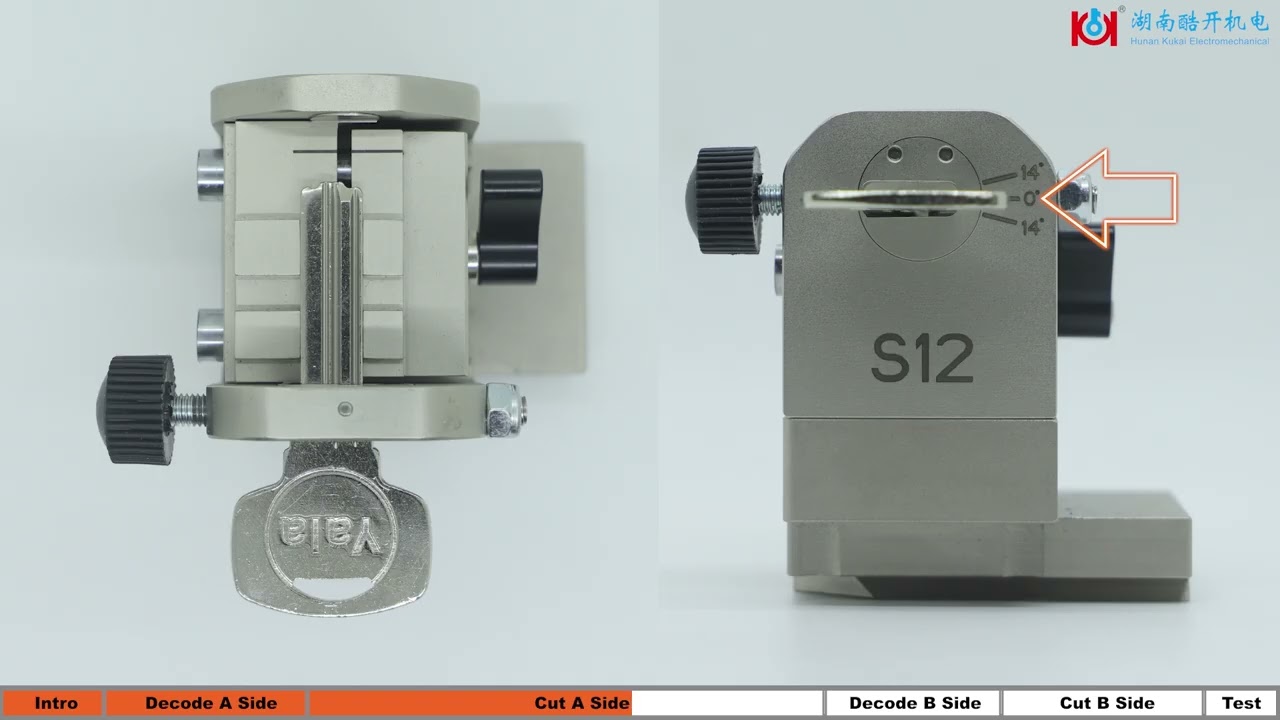 Tutorial | Yale Key | S12 Superior Jaw | Alpha Pro | Key Cutting Machine #yale  #keymachine