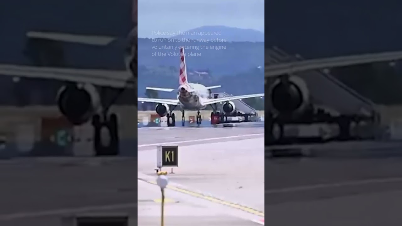 Man dies after being sucked into plane engine