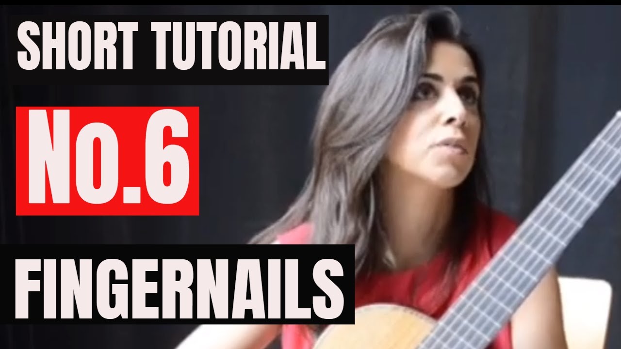 Shaping fingernails for classical guitar with Susanna Prieto