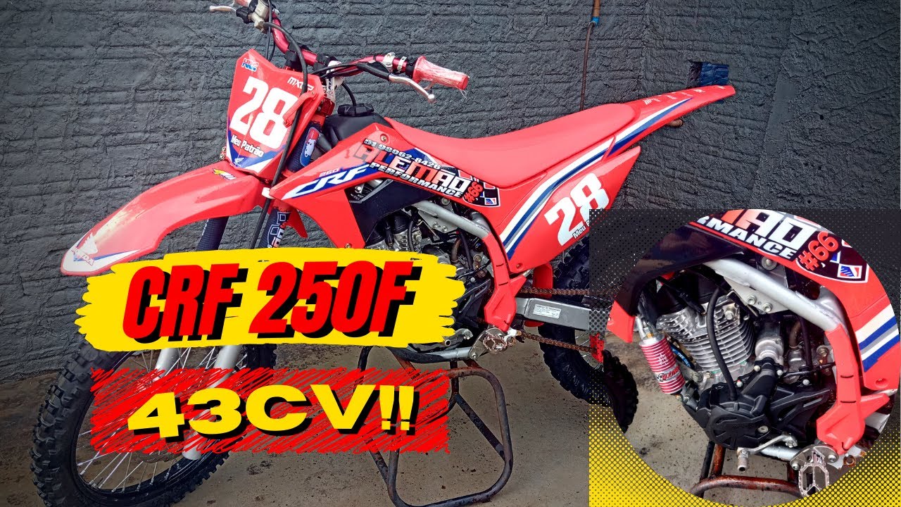 CRF 250F 350cc FORÇA LIVRE no METANOL/PREPARAÇÃO  - PROJETOS ALEMÃO PERFORMANCE
