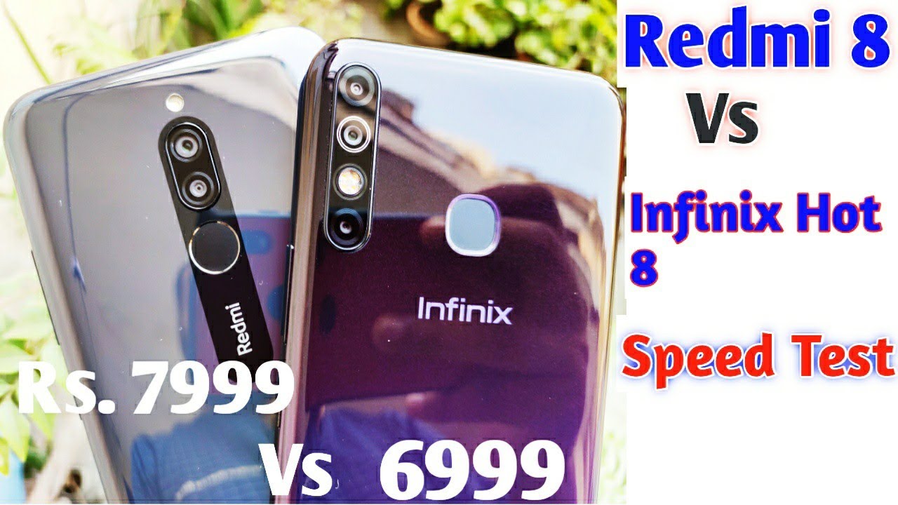 Redmi 8 Vs Infinix Hot 8 Speed Test, Multitasking Comparison