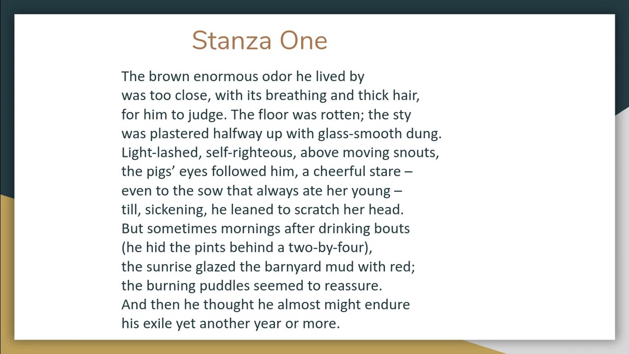 The Prodigal by Elizabeth Bishop
