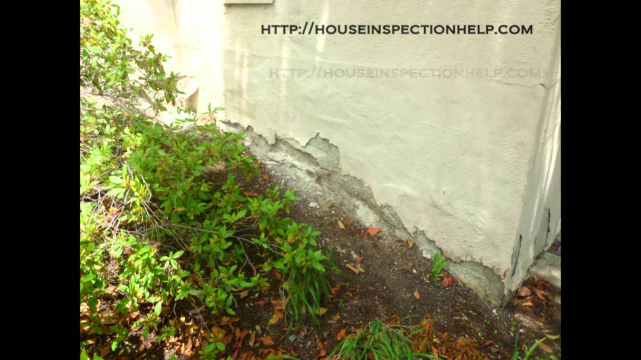 Keep Hillside Soil Away from Exterior Wall Stucco - Building Design