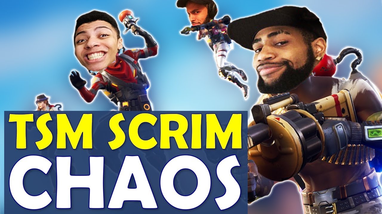 TSM SCRIMS | CHAOS & PROS ALL AROUND - (Fortnite Battle Royale)