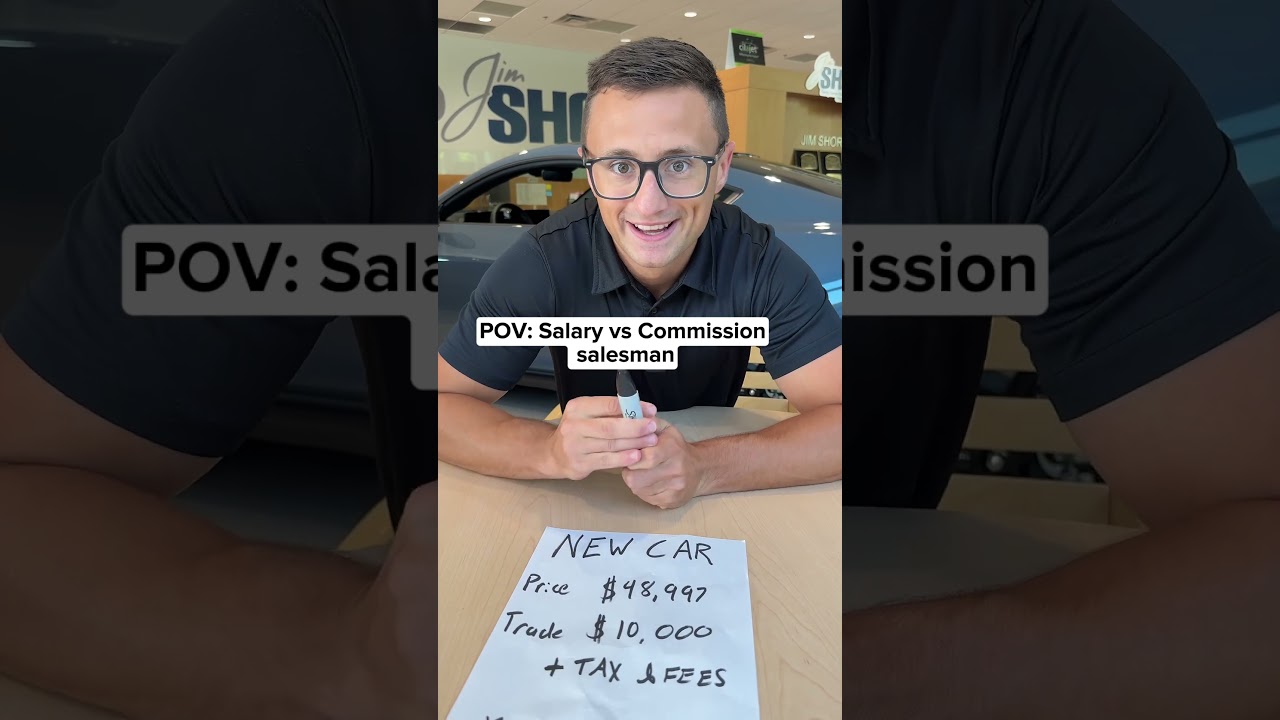 The guys on salary sometimes just do not care😂#carsales #cardealership #carsalesman