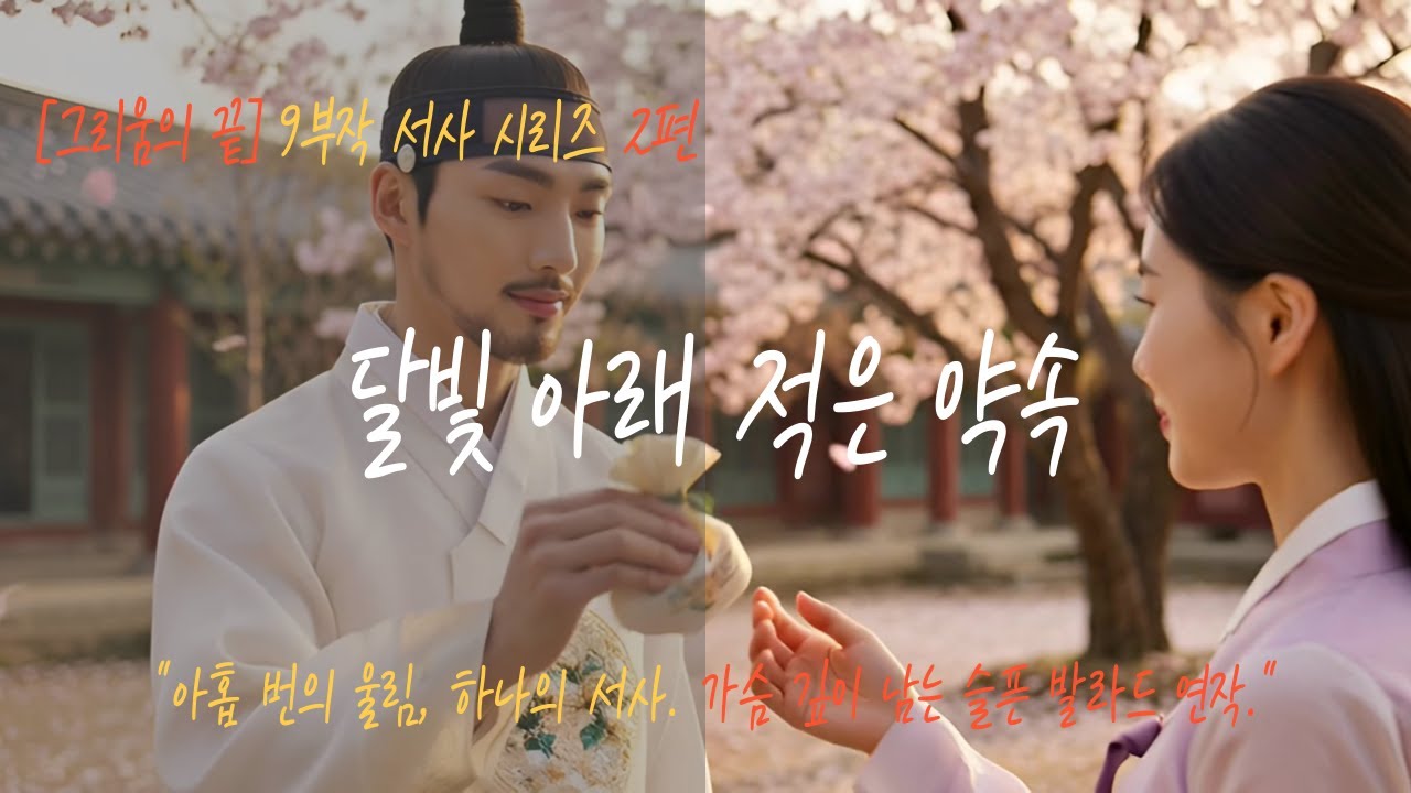 [K-Pop Ballad] 🎧 달빛 아래 적은 약속 🎵 [그리움의 끝] 9부작 사극풍 발라드 [2편] 🌙 꼭 돌아오겠다는 눈물의 맹세 🎬 AI Generated