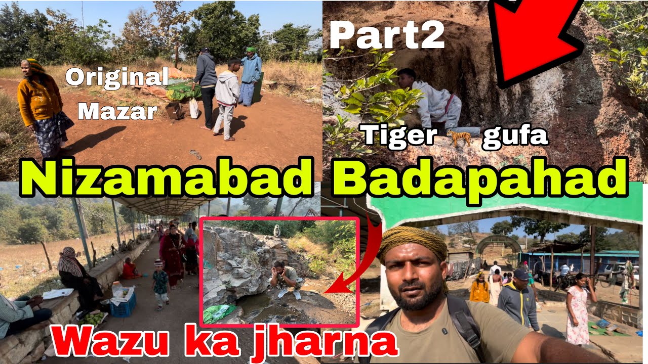 Nizamabad Badapahad 😍Part 2|Wazu ka jharna|Jalalpur village|Varni|Dailyshaeervlog