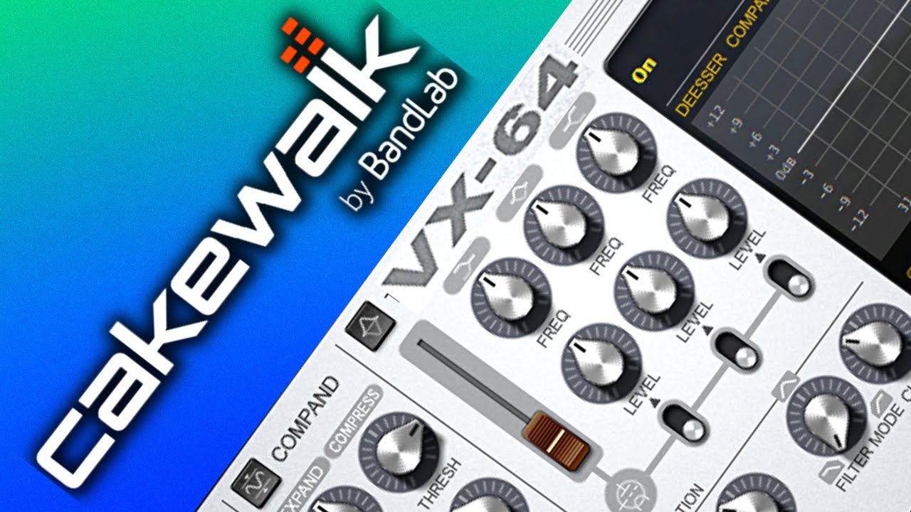 Get In Your Face Vocals with This Cakewalk Plugin | VX-64 Vocal Strip