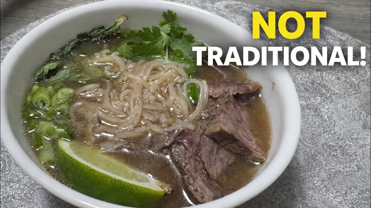 Vietnamese Pho… but Filipino Style 🇵🇭🍜 (Trust Me on This)