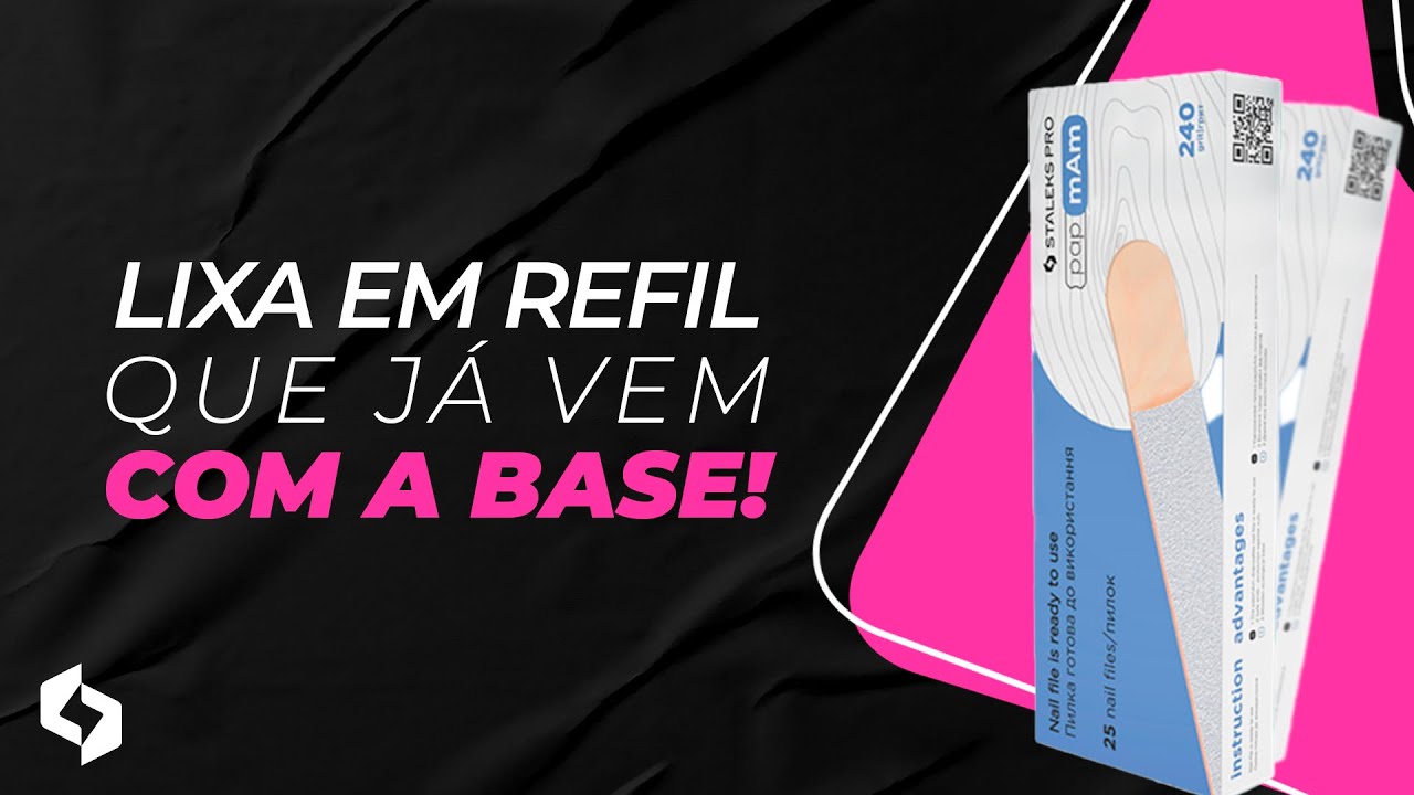 LANÇAMENTO | Praticidade para a manicure - Lixa em Refil pronta para uso!