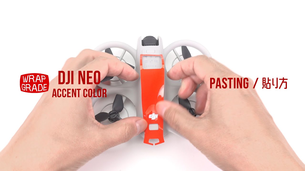 DJI NEO Accent Color / Wrapgrade skin pasting workflow | アクセントカラーの貼り方