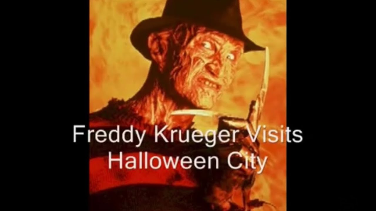Freddy Krueger Visits Halloween City (REUPLOAD)