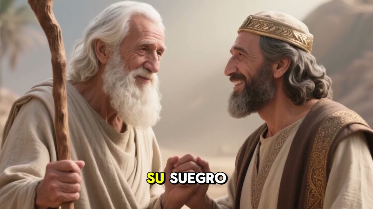 Éxodo Cap  18  Jetro visita a Moisés