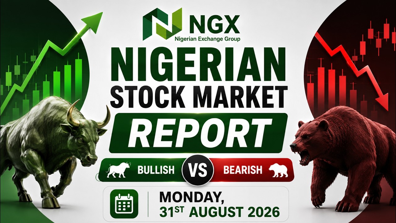 Nigerian Stock Market Report (NGX) For Monday, 31st August 2026
