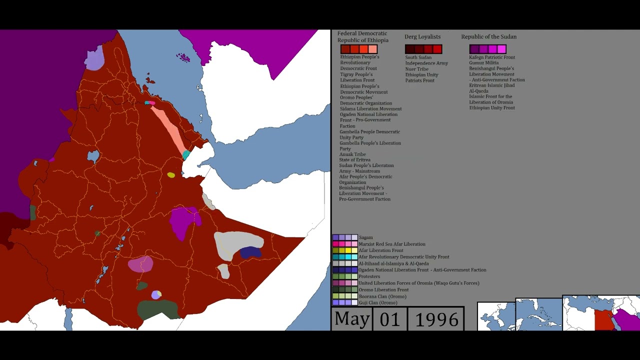 EPRDF Rule of Ethiopia - Every Month (1991-2018)