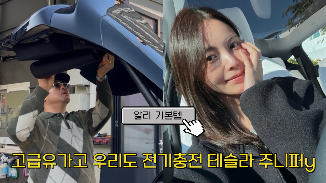 테슬라 모델Y 주니퍼 알리 ⛧필수⛧ 기본템 이렇게만 사세요 (알리 잘하네...)