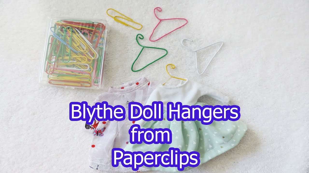 How to Make Blythe Doll Hangers from Paperclips
