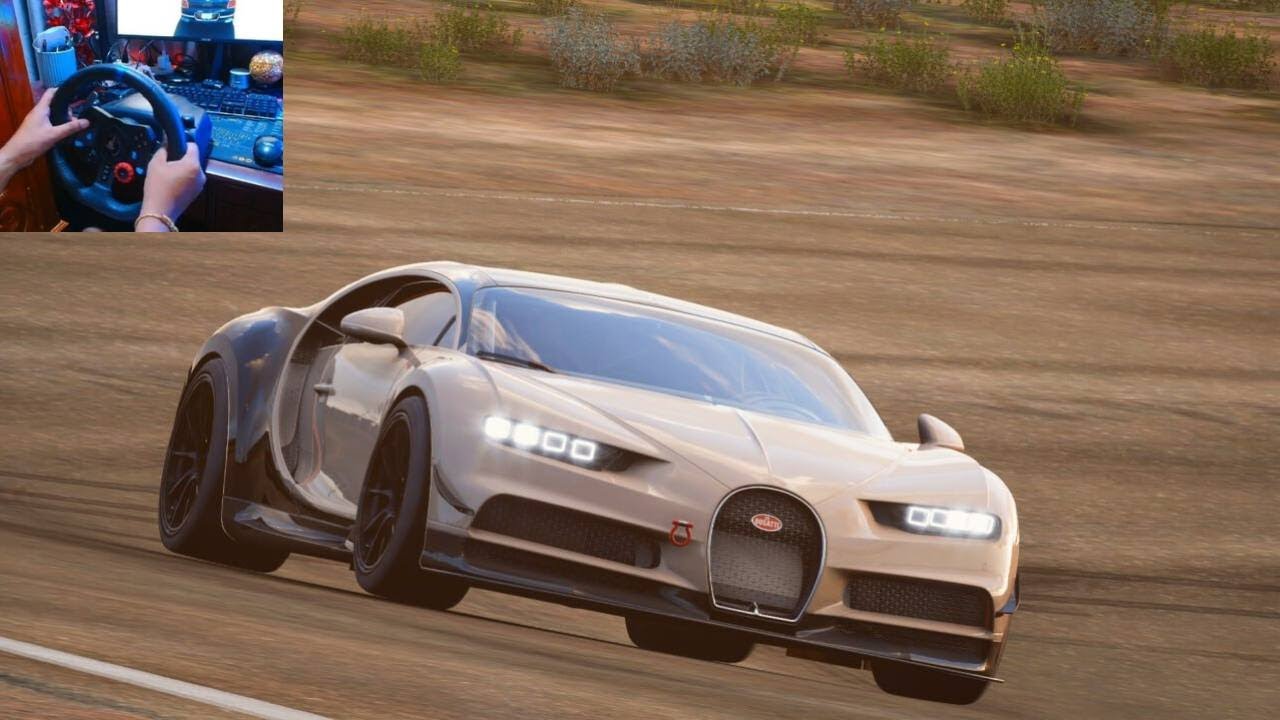 The Ultimate Bugatti Chiron | Forza Horizon 5 | Logitech G29 Steering Wheel Gameplay 4K ULTRA