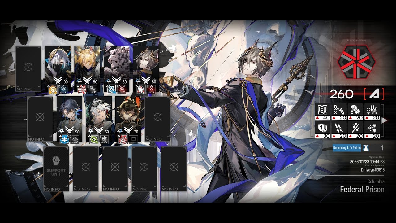 CC#4 Map 1 Columbia Federal Prison Male Only [Arknights]