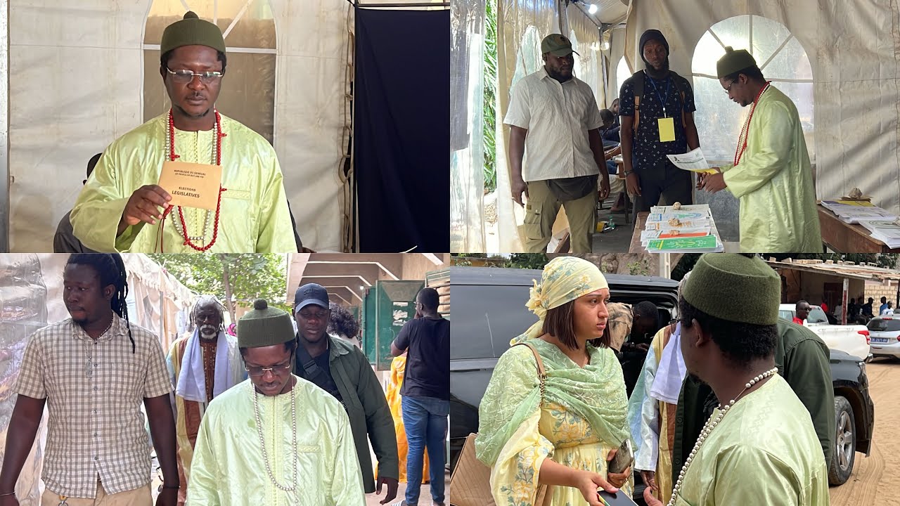 Vote de Cheikh Barra Ndiaye à Rufisque