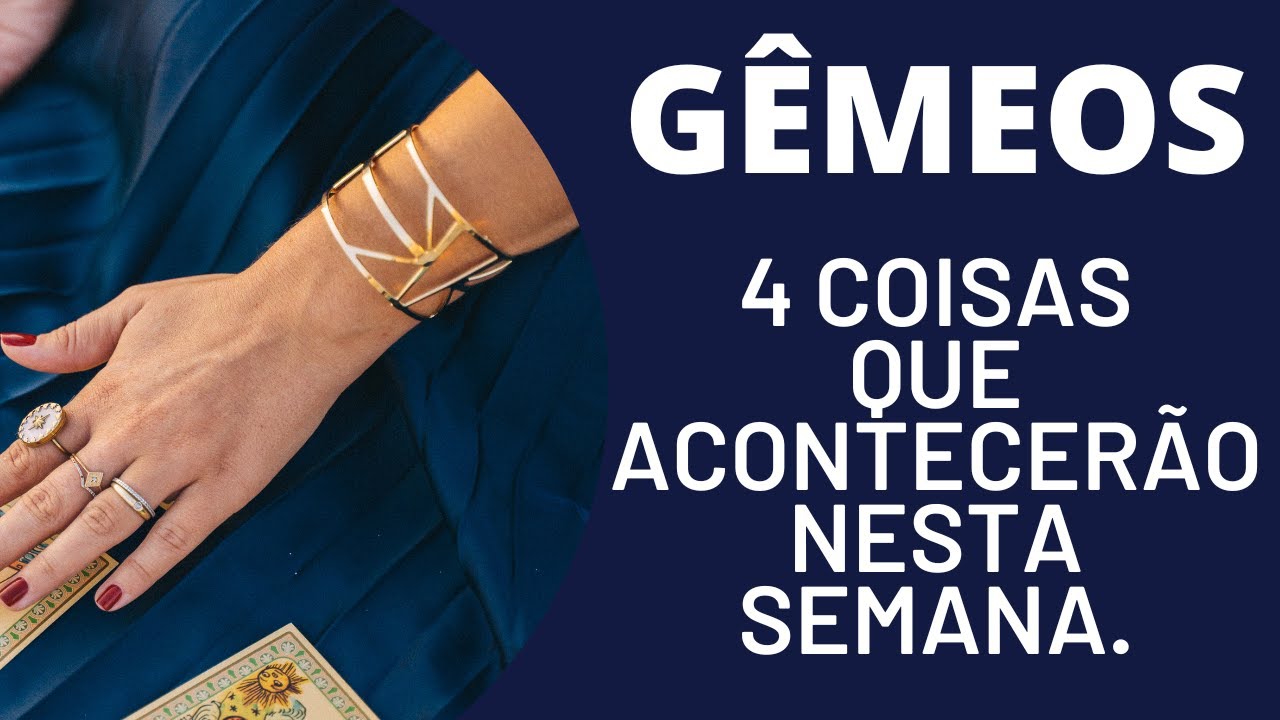 G&Ecirc;MEOS♊ |4 REVELA&Ccedil;&Otilde;ES QUE SE DAR&Atilde;O NESTA SEMANA. PREVIS&Otilde;ES/TAROT/SIGNOS.