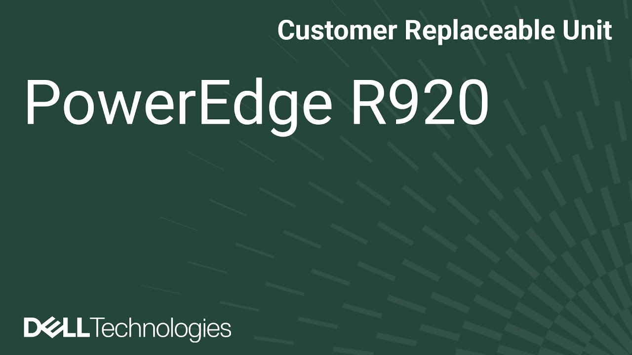 PowerEdge R920: Out of box