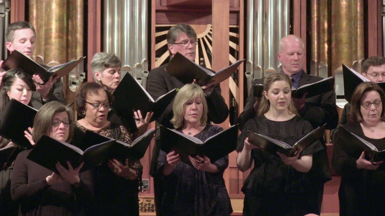 All in the April Evening - Hugh Roberton.  Choir and orchestra