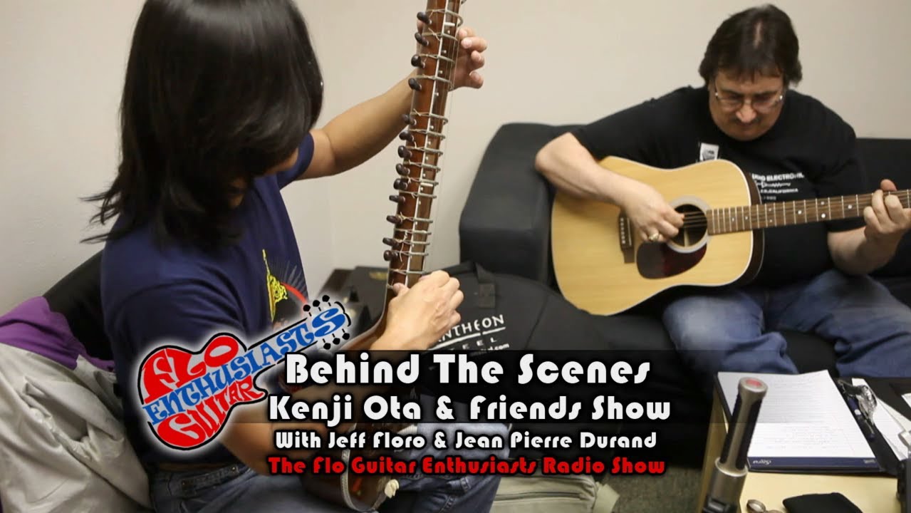Behind The Scenes of The Flo Guitar Enthusiasts Show with Sitar Player Kenji Ota and Friends