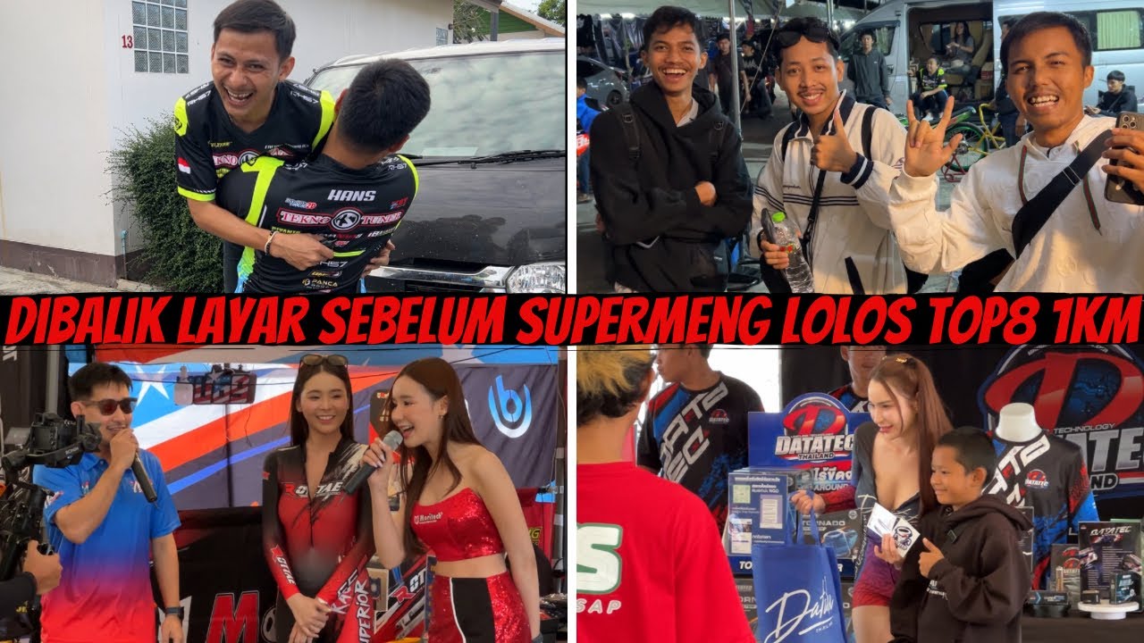DIBALIK LAYAR SEBELUM SUPERMENG TEKNO TUNER X RIYANTO THE PROFESOR LOLOS FINAL TOP 8 59 OPEN 1000M