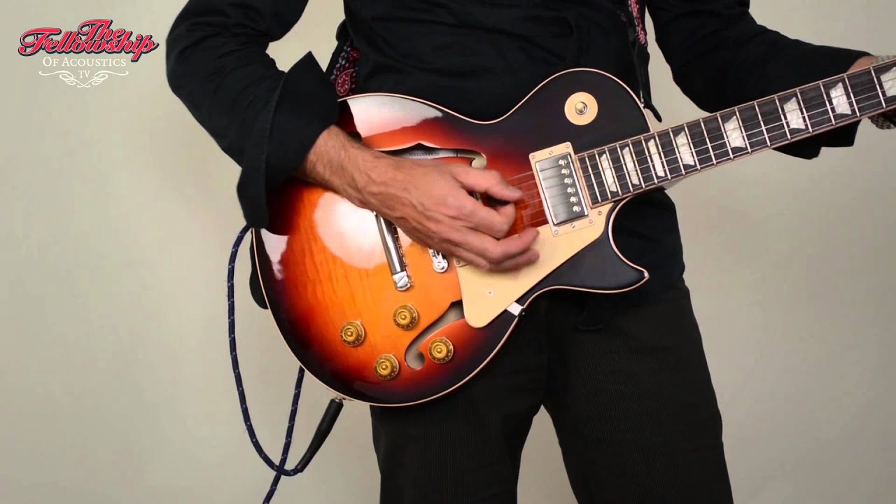 Gibson ES-Les Paul CS Gloss Limited Bourbon burst at The Fellowship of Acoustics