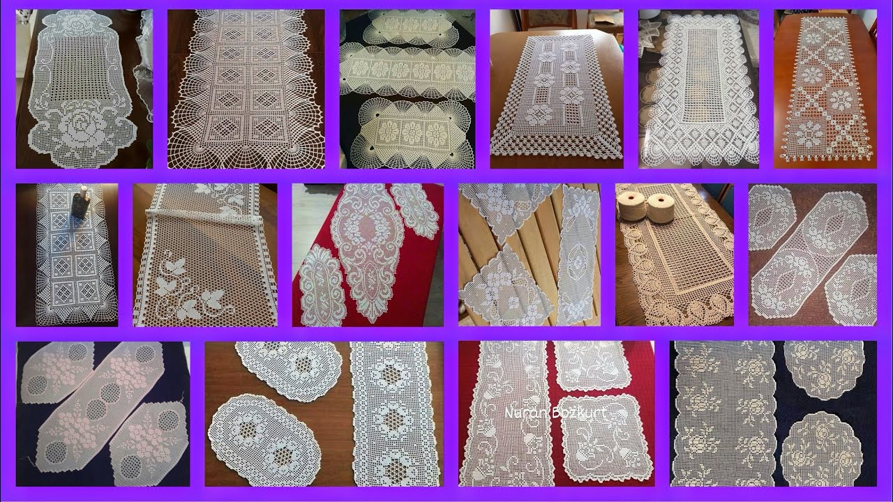 EN MÜTHİŞ🌸🙌 DANTEL RUNNER MODELLERİ SEHPA ÖRTÜSÜ MASA ÖRTÜSÜ DANTEL MODELLERİ 