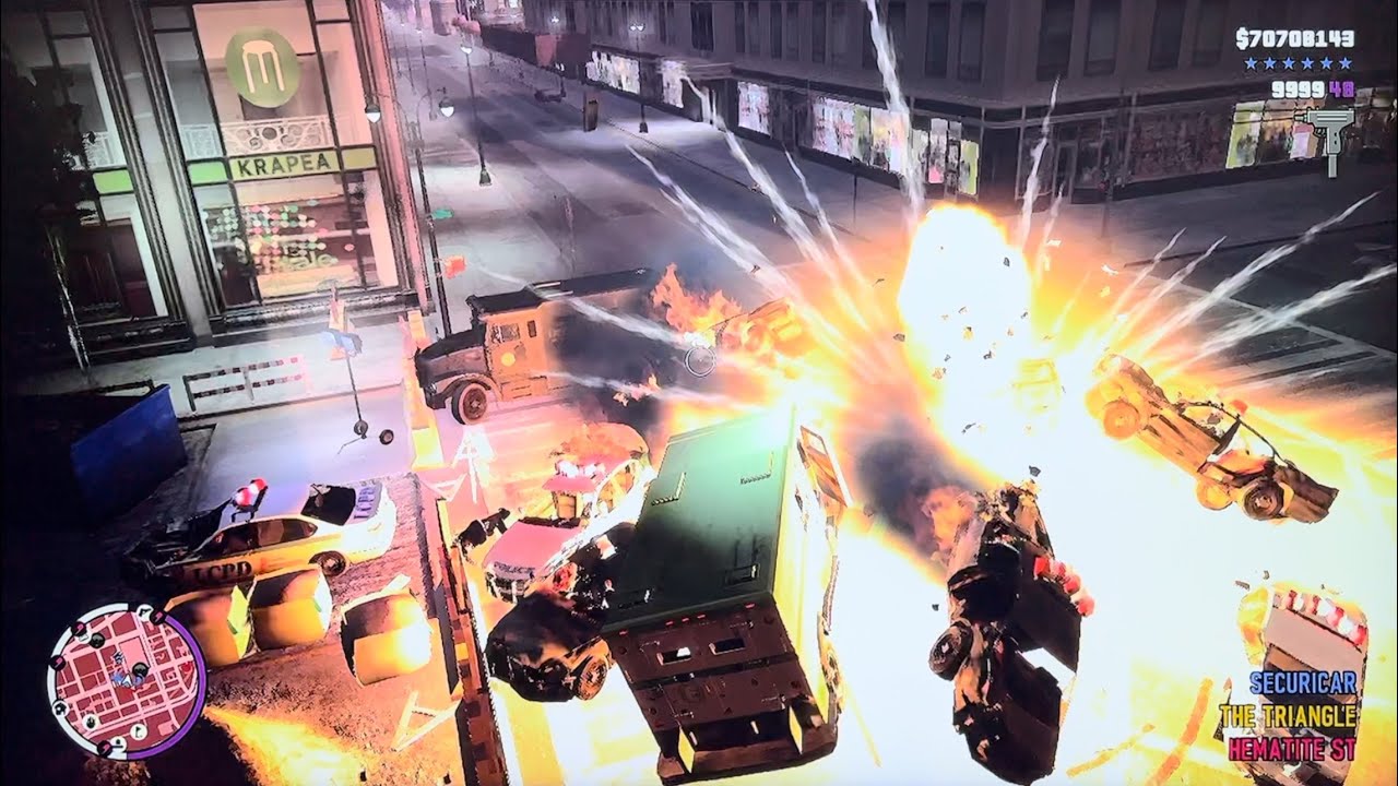 GTA TBOGT - Money Truck Shootout + 6 Star Rampage