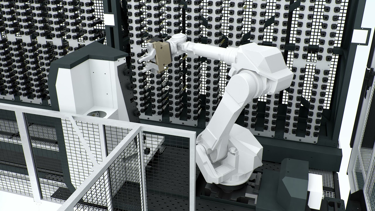 CTS ~Central tool storage~ Rack magazine suited  for automation system